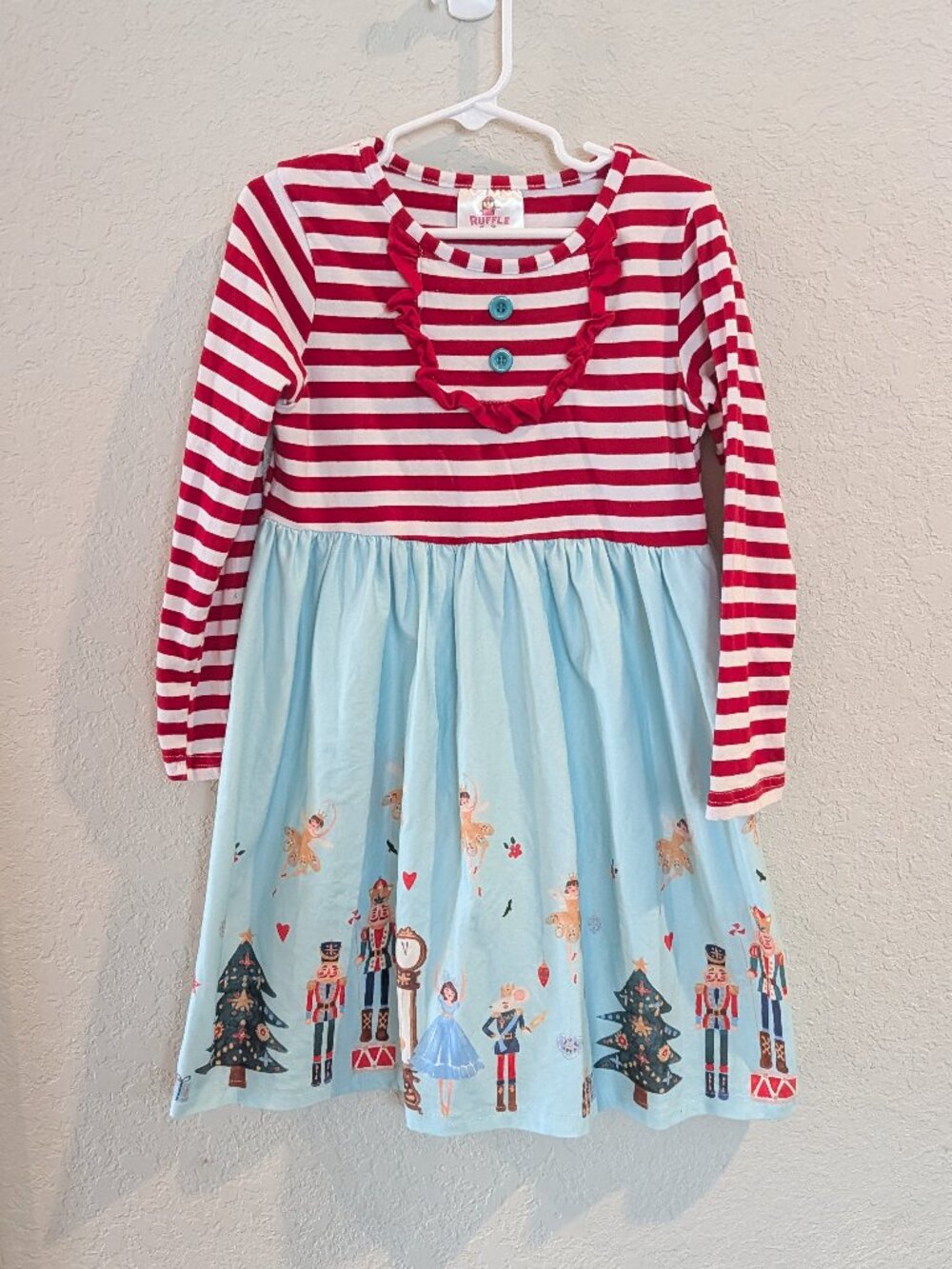 Ruffle Girl Nutcracker Dress - Size 8
